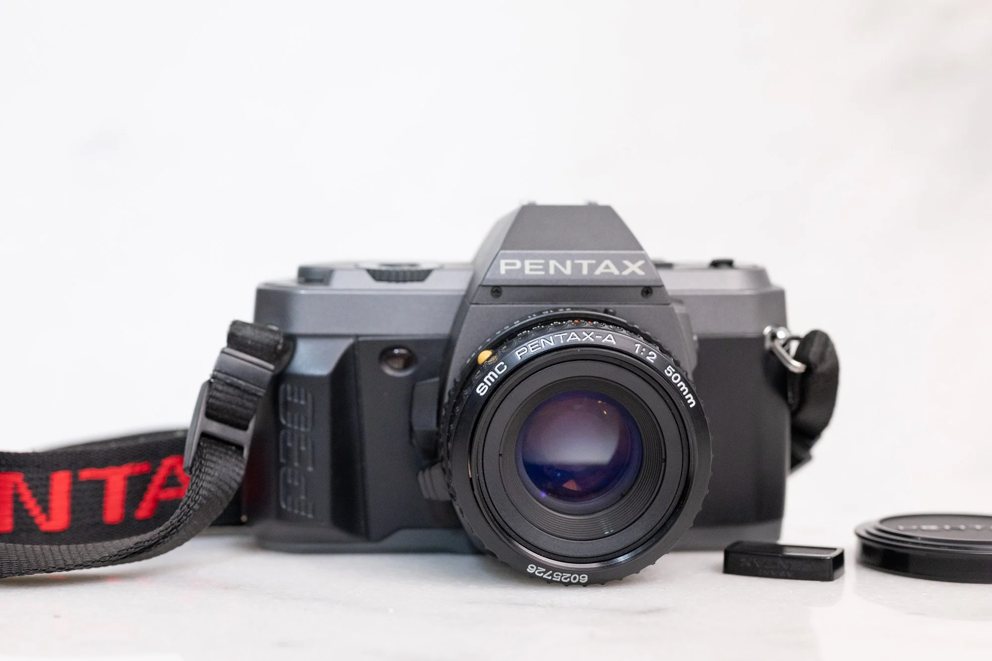 Pentax P30t 35mm Film SLR Camera with SMC Pentax-A 50mm F/2 Lens
